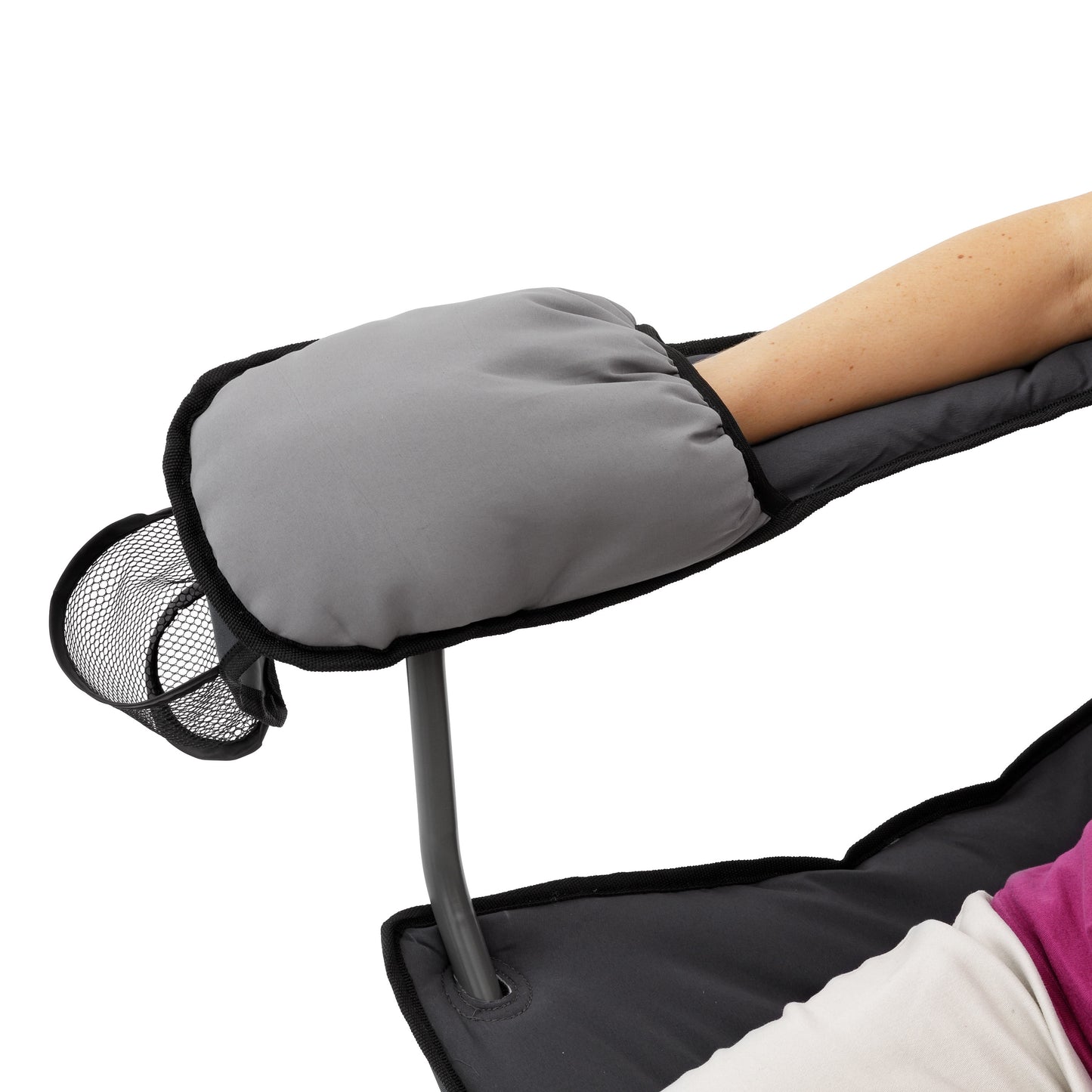 Hazel Creek Cold Weather Folding Camp Chair with Mittens